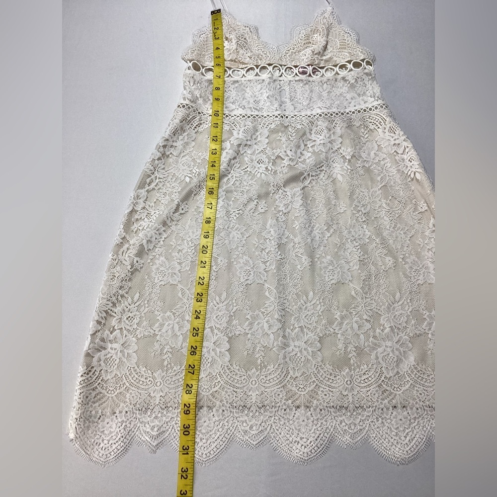 Victoria's Secret Ivory Lace Lingerie Slip Dress - Picture 12 of 15